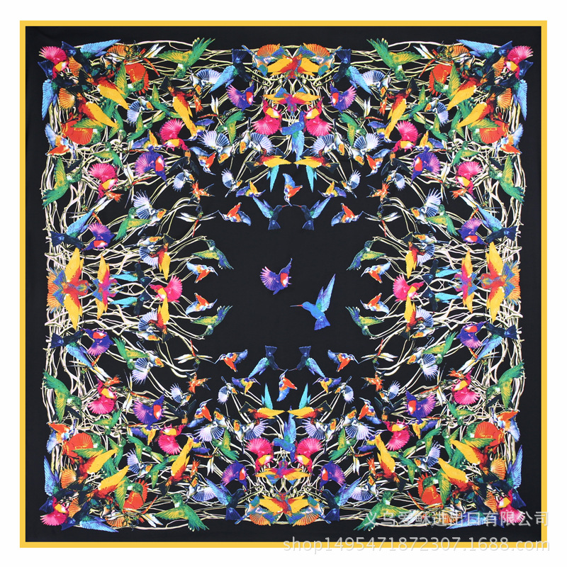 Shawl Amazon 130cm large square scarf
