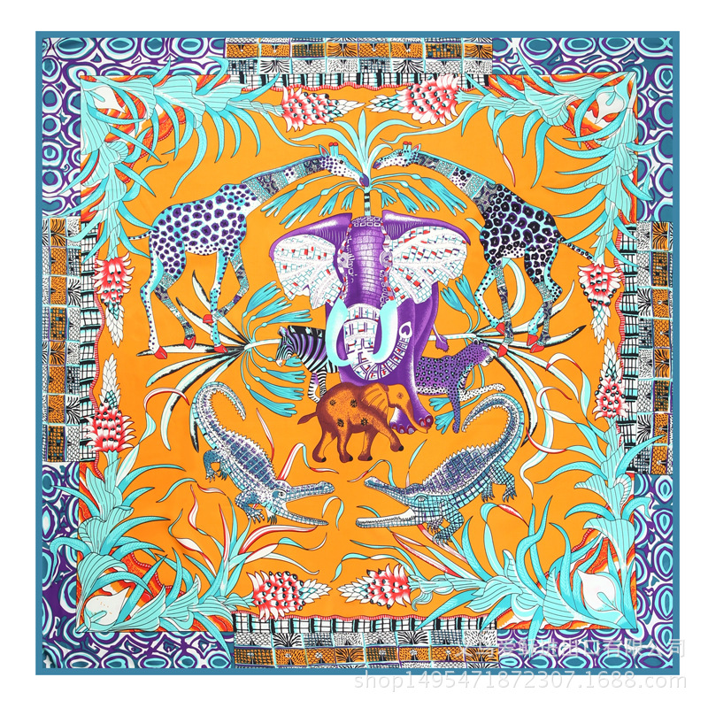 Shawl Amazon 130cm large square scarf