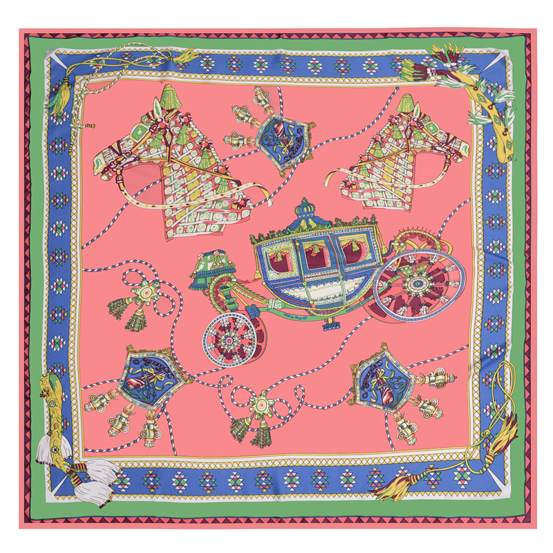 Sunscreen 130cm jungle big square scarf