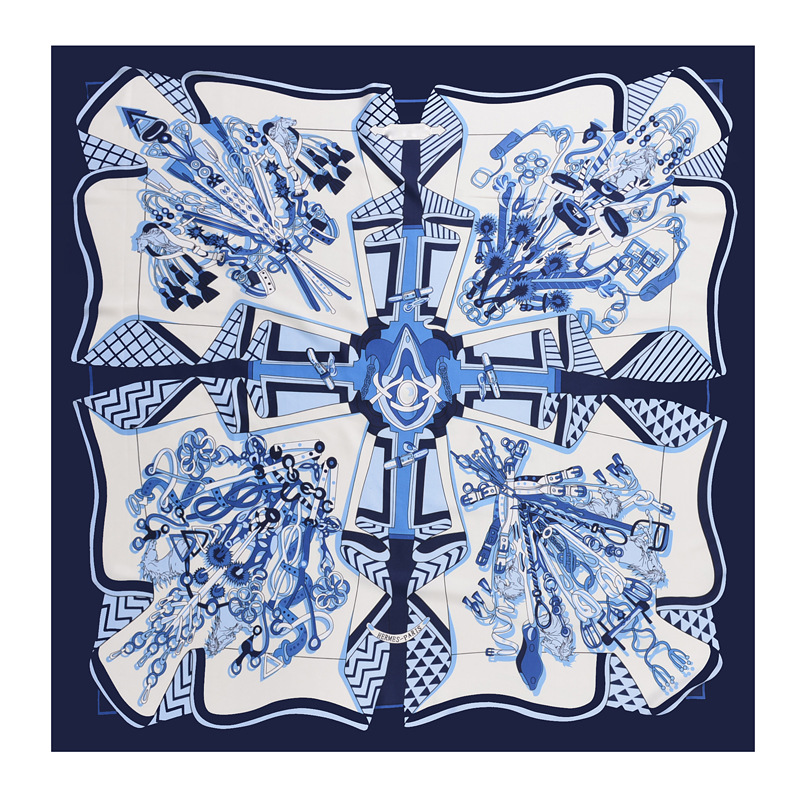 Sunscreen 130cm jungle big square scarf