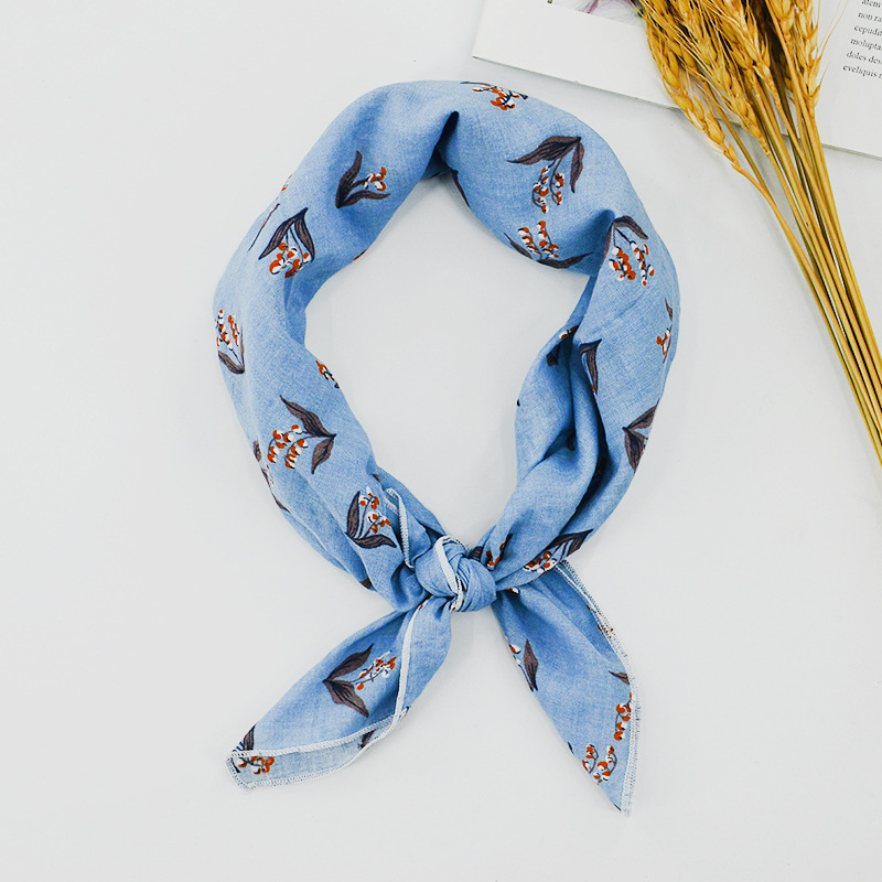 New fashion silk scarf wholesale square scarf