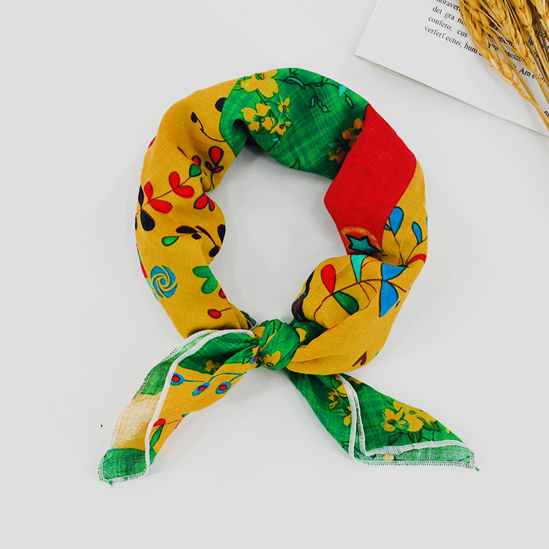 New fashion silk scarf wholesale square scarf