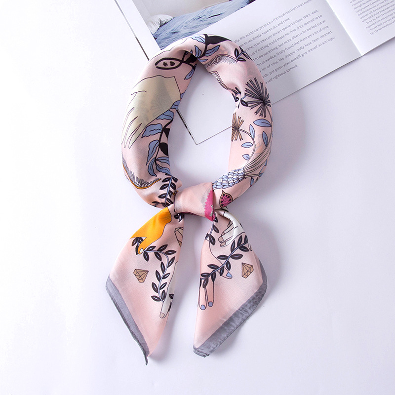 New 70cm printed scarf small square