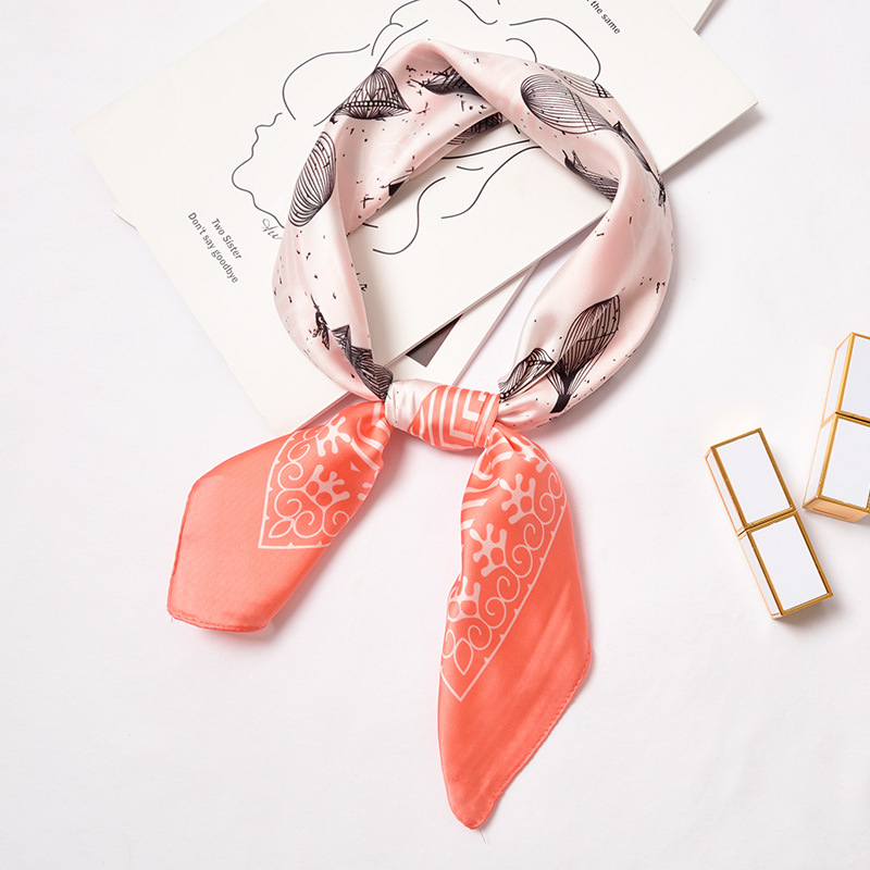 New silk scarf retro square scarf