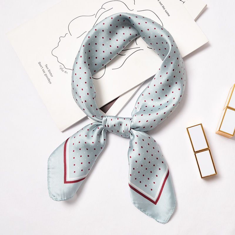 New silk scarf retro square scarf