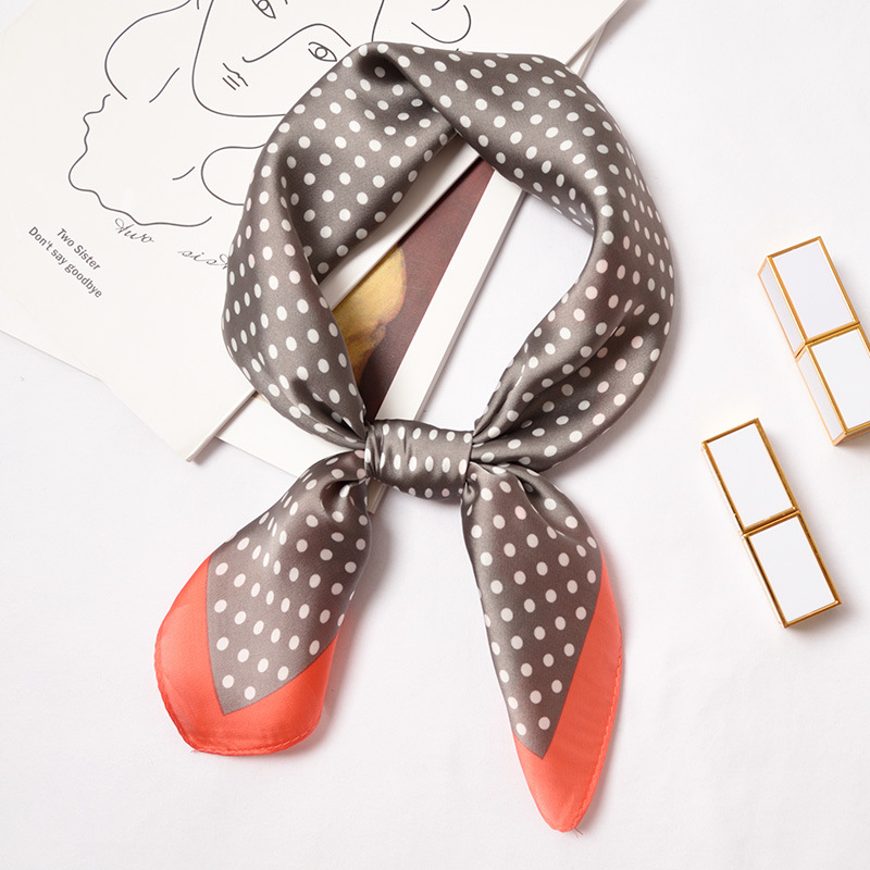 60cm silk scarf retro square scarf