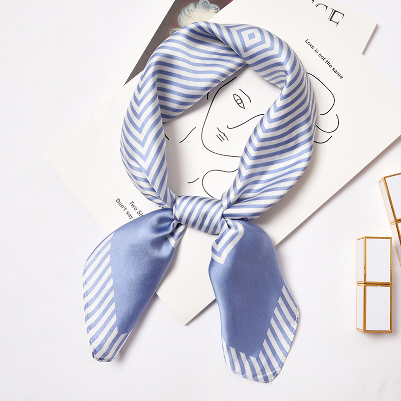 60cm silk scarf retro square scarf