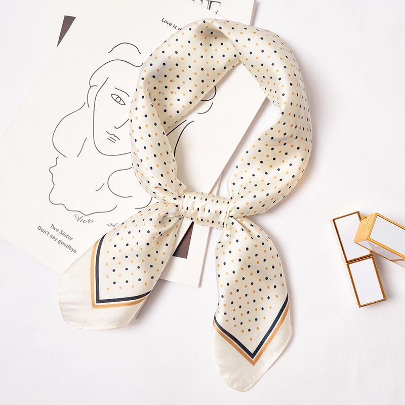 60cm silk scarf retro square scarf