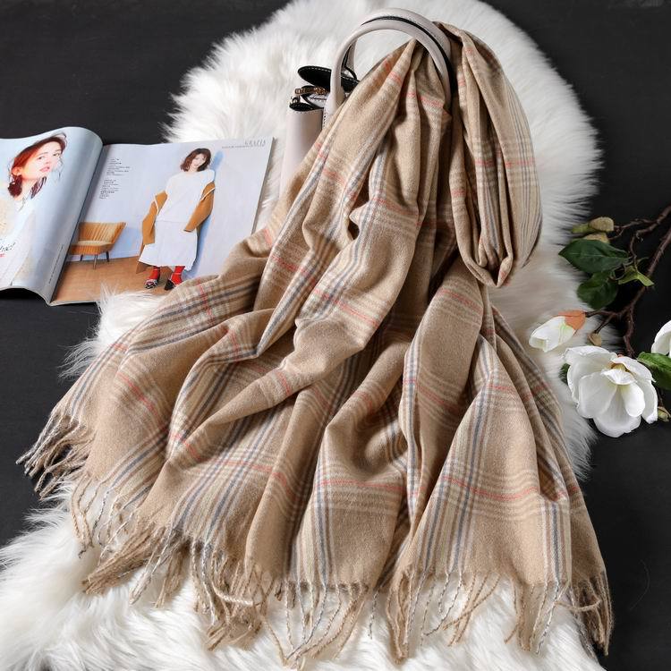 british plaid cashmere scarf