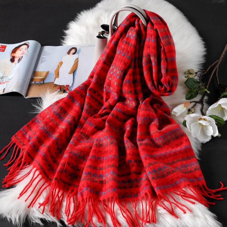 british plaid cashmere scarf