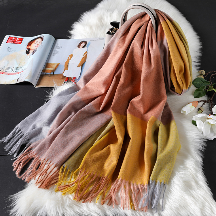 british plaid cashmere scarf
