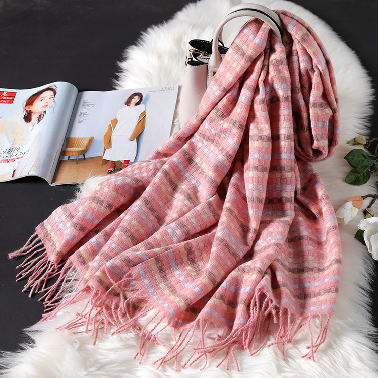 british plaid cashmere scarf