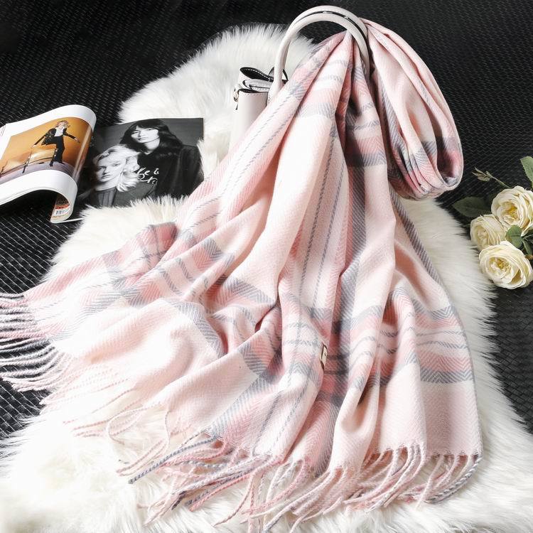 New cashmere plaid scarf