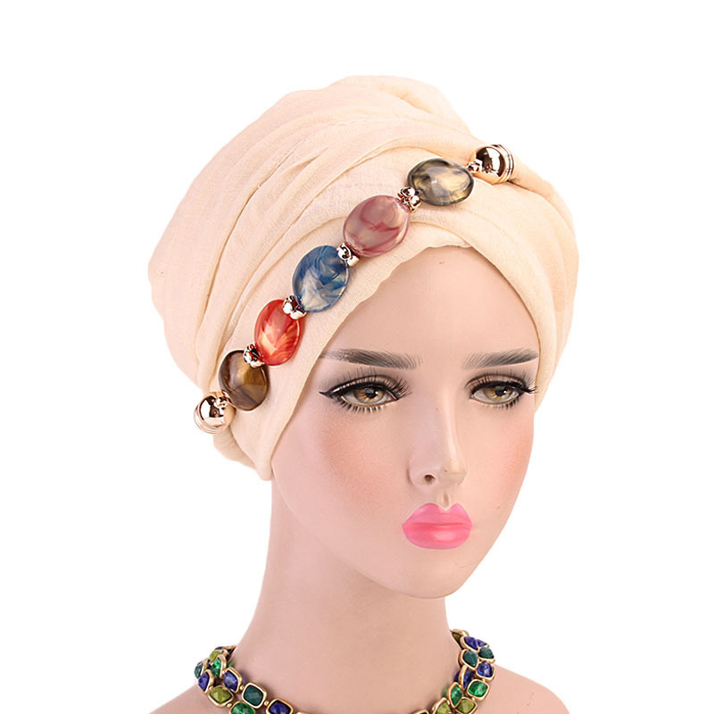 Muslim agate drill head scarf