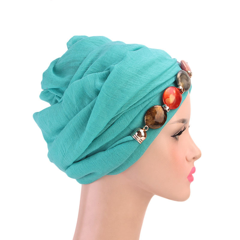 Muslim agate drill head scarf