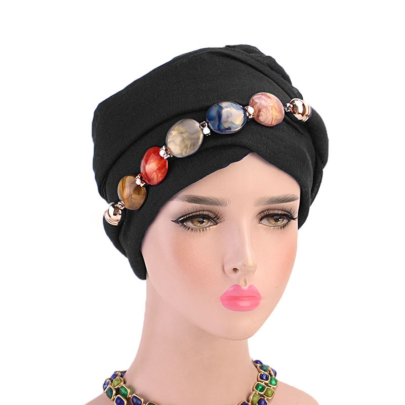 Muslim agate drill head scarf