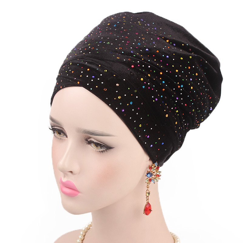 Gypsophila flannel turban hat