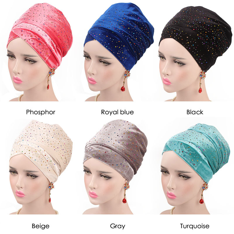 Gypsophila flannel turban hat