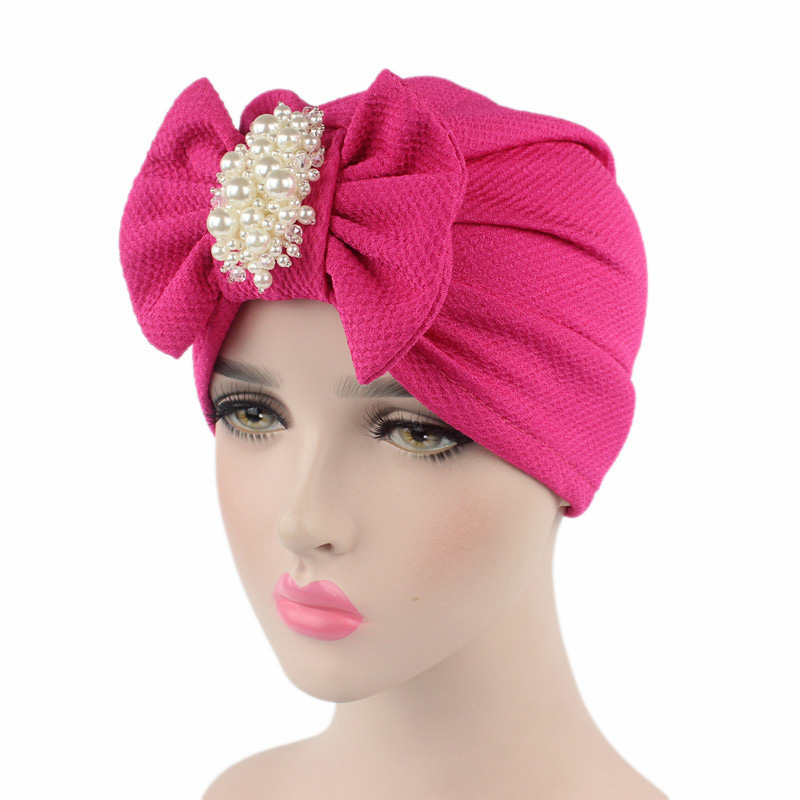 Butterfly pearl bandana hat