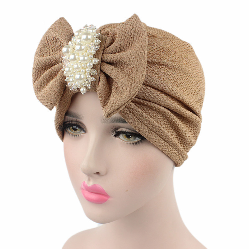 Butterfly pearl bandana hat