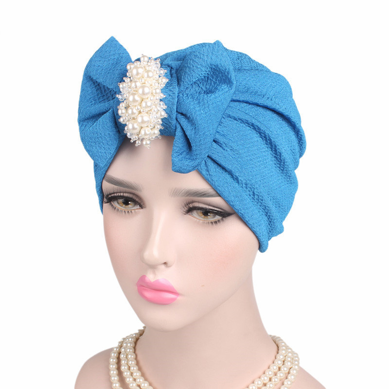Butterfly pearl bandana hat