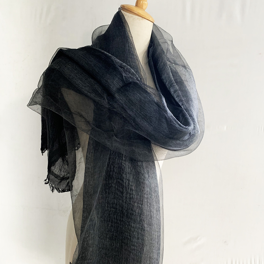 Pure color scarf silk shawl