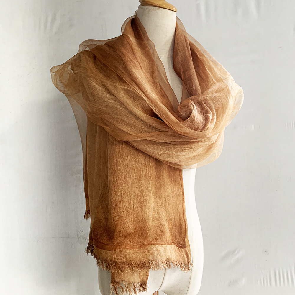 Pure color scarf silk shawl