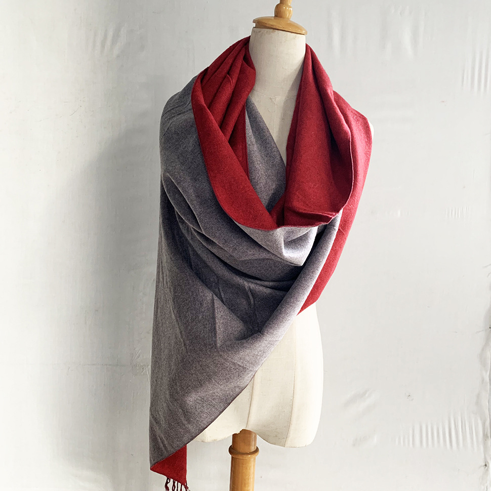 Pure color thick shawl wholesale