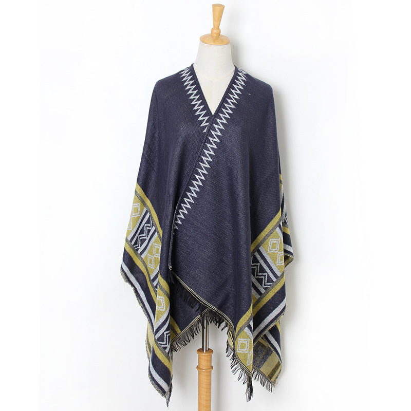 Winter split thick warm scarf