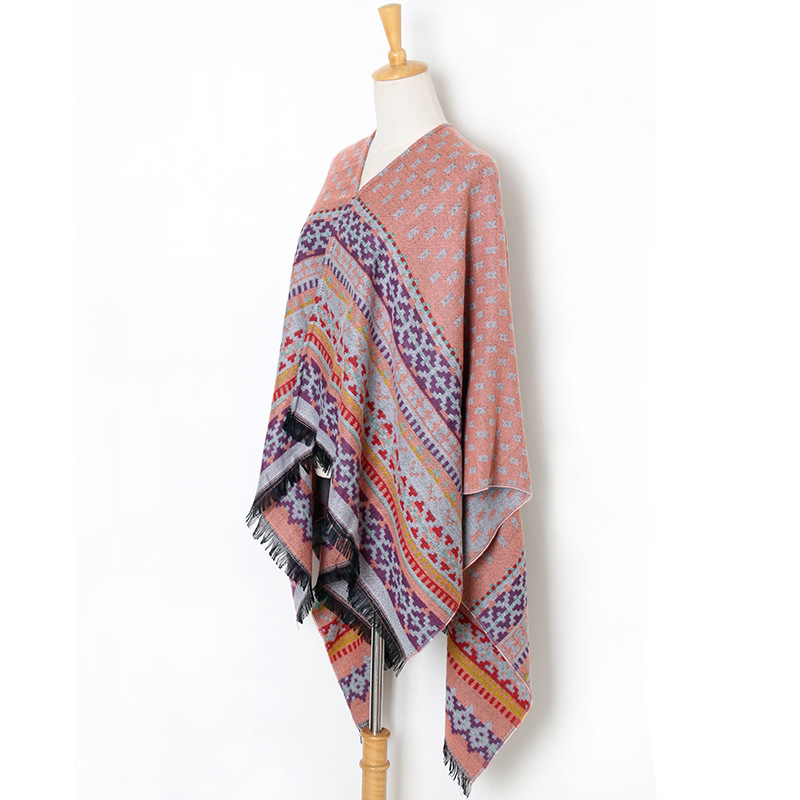 Winter split thick warm scarf