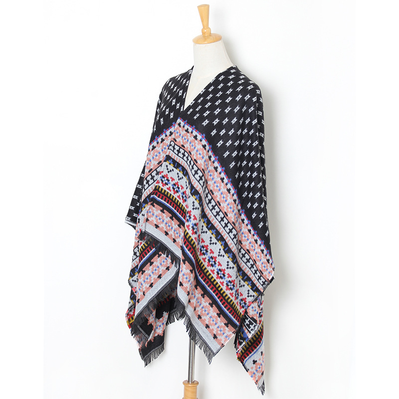 Winter split thick warm scarf
