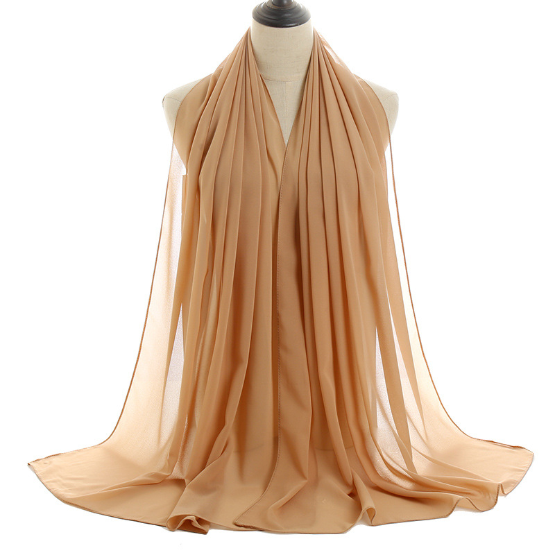 Monochrome Pearl Chiffon Lady Scarf