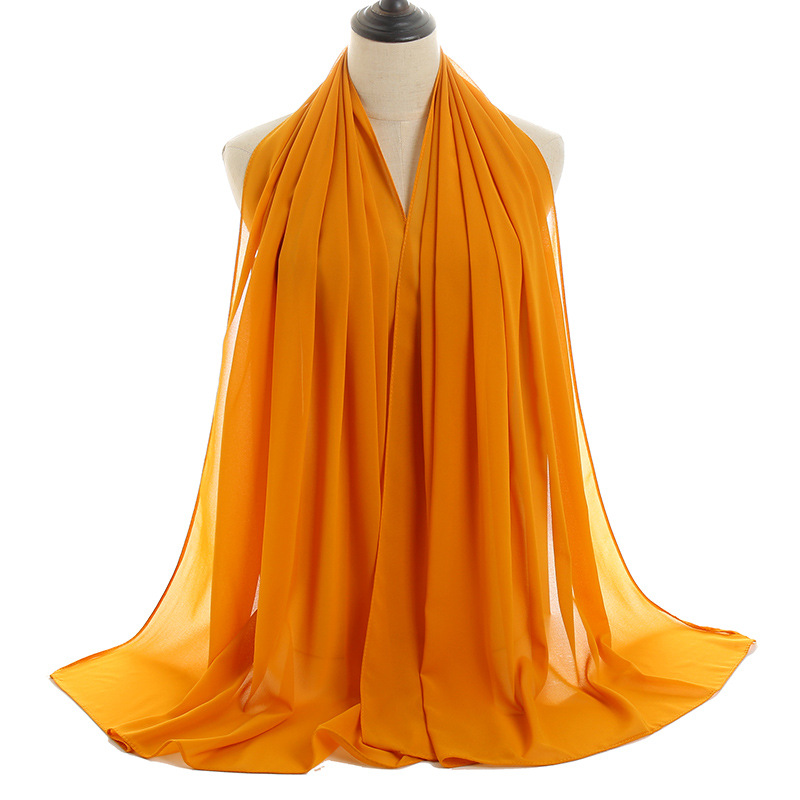 Monochrome Pearl Chiffon Lady Scarf