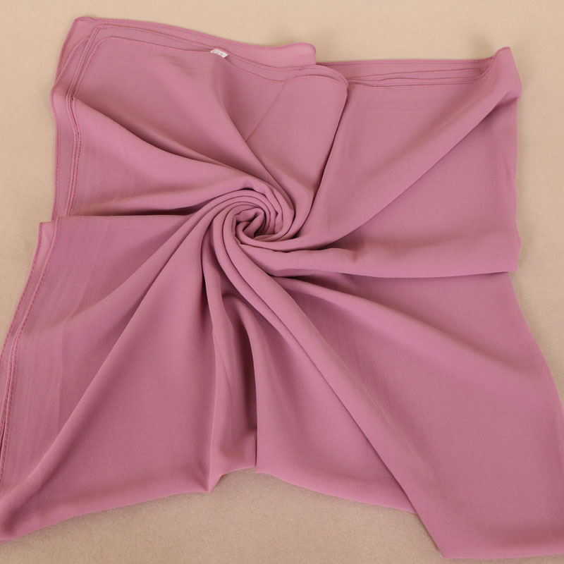 Pearl Chiffon Monochrome Square Scarf