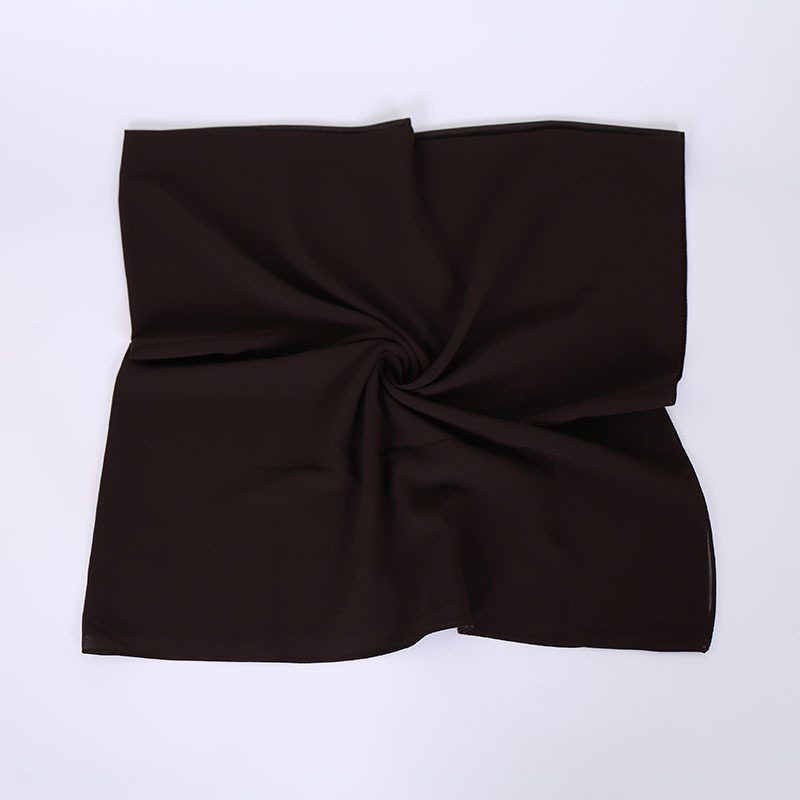 Pearl Chiffon Monochrome Square Scarf
