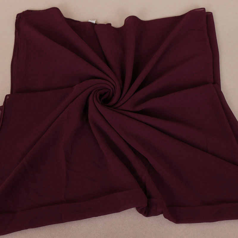 Pearl Chiffon Monochrome Square Scarf