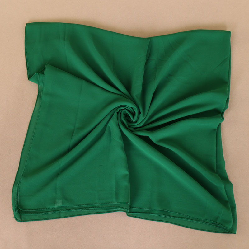 Pearl Chiffon Monochrome Square Scarf