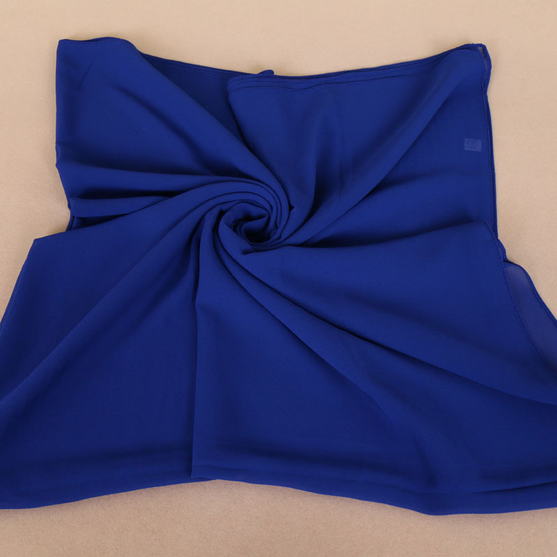 Pearl Chiffon Monochrome Square Scarf