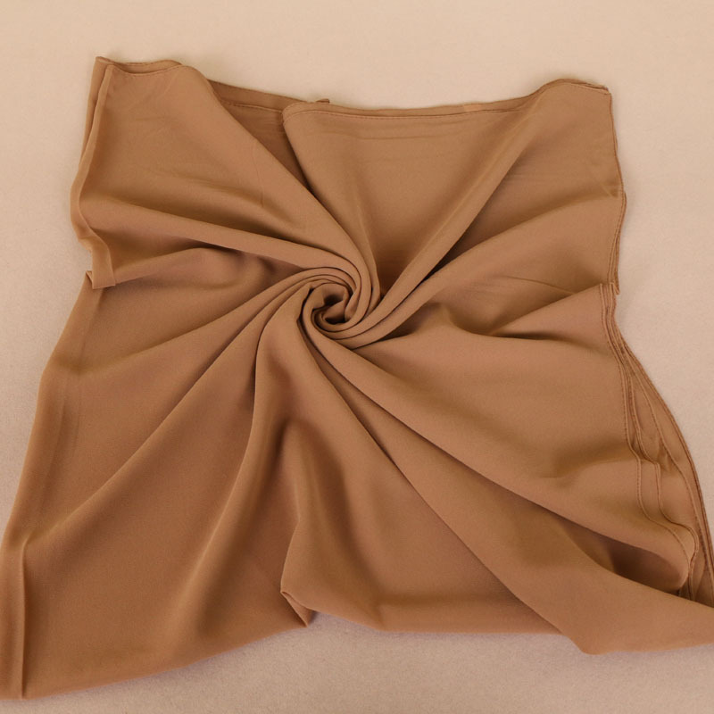 Pearl Chiffon Monochrome Square Scarf