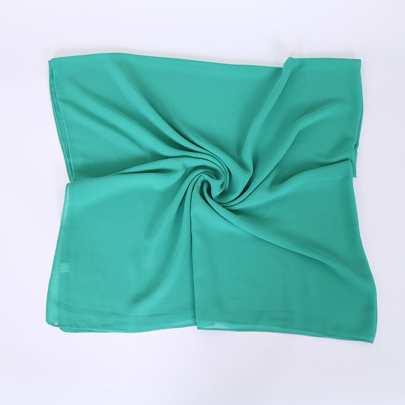 Pearl Chiffon Monochrome Square Scarf