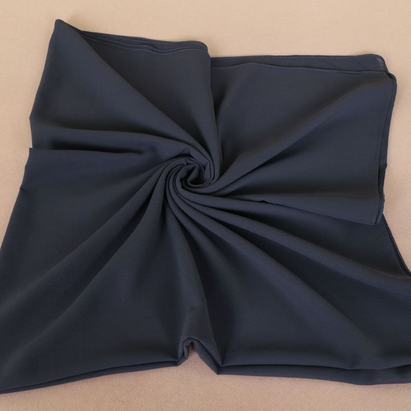 Pearl Chiffon Monochrome Square Scarf