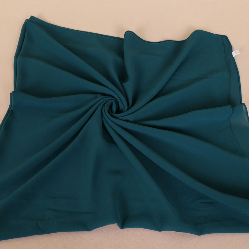 Pearl Chiffon Monochrome Square Scarf