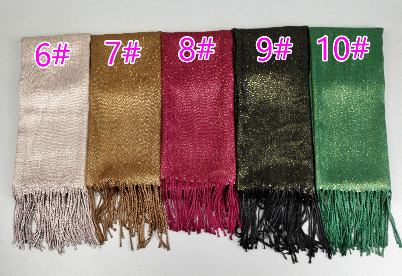 Monochrome fringed pearl chiffon headscarf