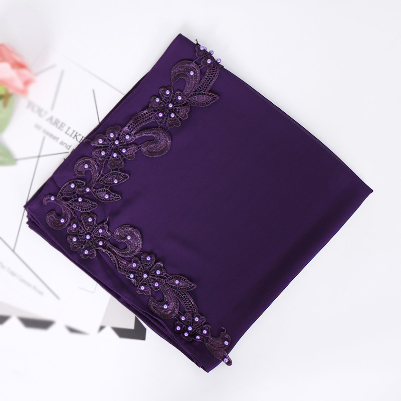 Carved chiffon square scarf