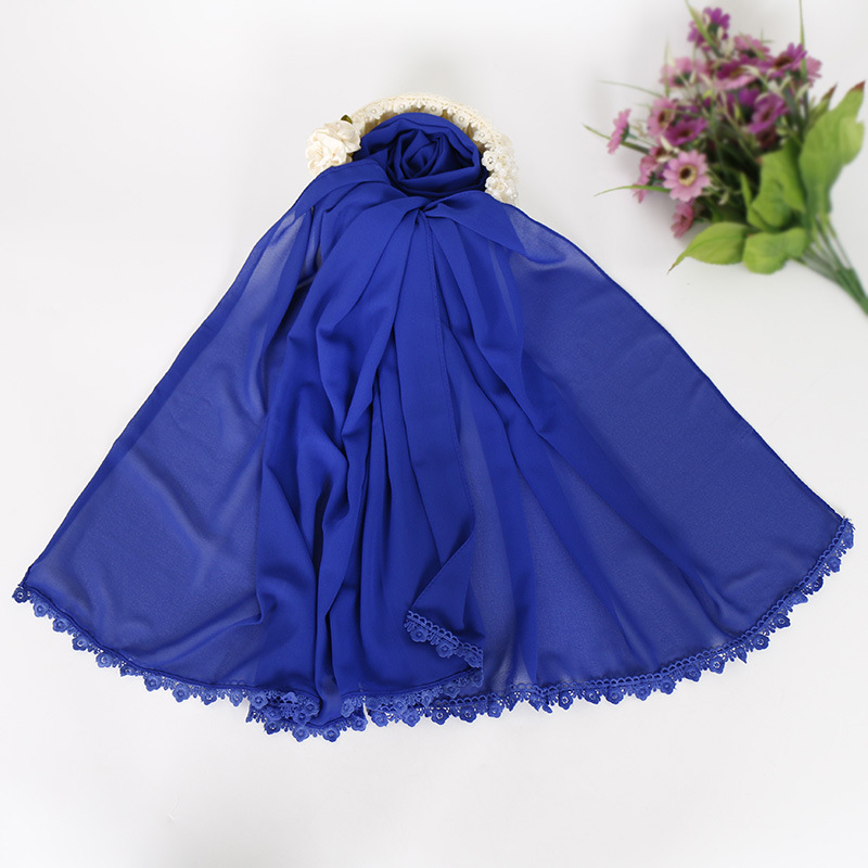Muslim Pearl Chiffon Bubble Hijab
