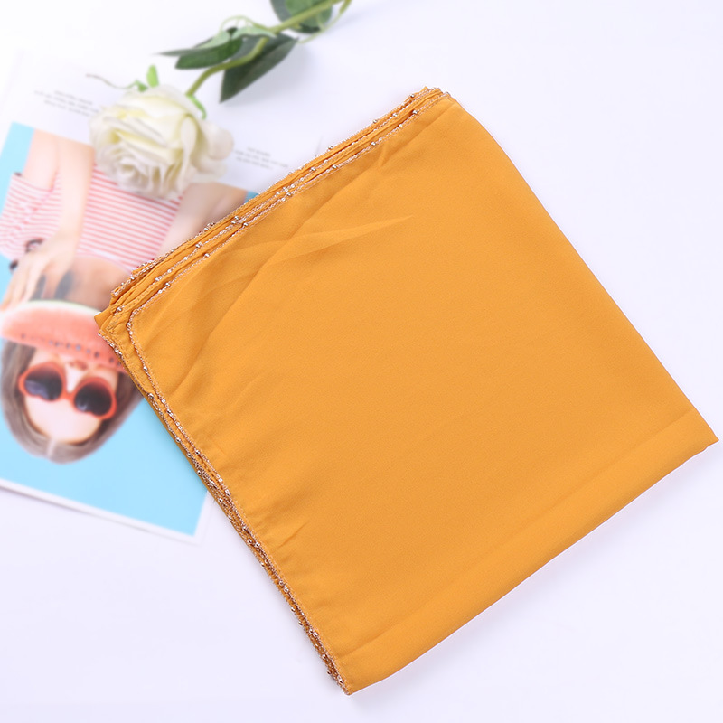 Chain overhang square scarf wholesale