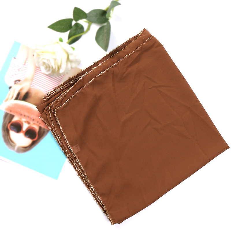 Chain overhang square scarf wholesale