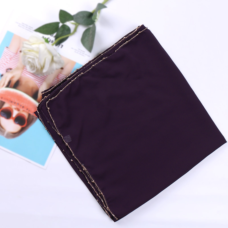 Chain overhang square scarf wholesale