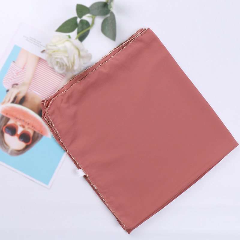Chain overhang square scarf wholesale