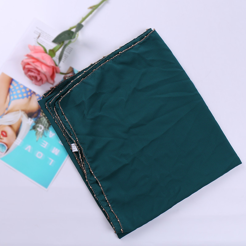 Chain overhang square scarf wholesale